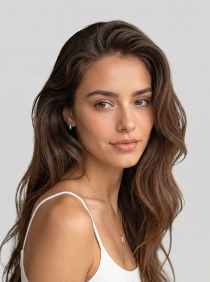 International model portrait