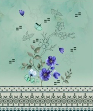 Dupatta design print