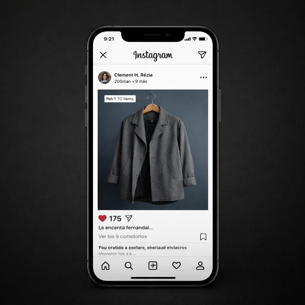 Clothing brand social media design